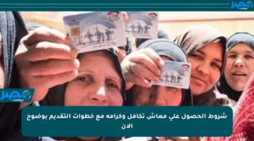شروط الحصول على معاش تكافل وكرامة مع خطوات التقديم بوضوح الآن